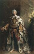 Thomas Gainsborough john campbell ,4th duke of argyll oil on canvas
